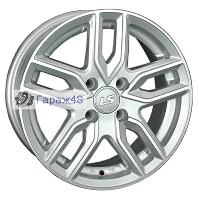 LS 735 R15 / 6.5J PCD 5x100 ET 38 ЦО 73.1 Литые Серебристый полированный
